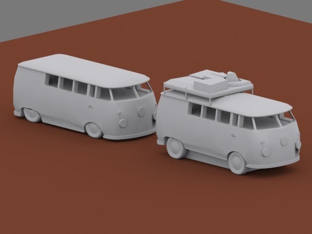 Modular VW bus container