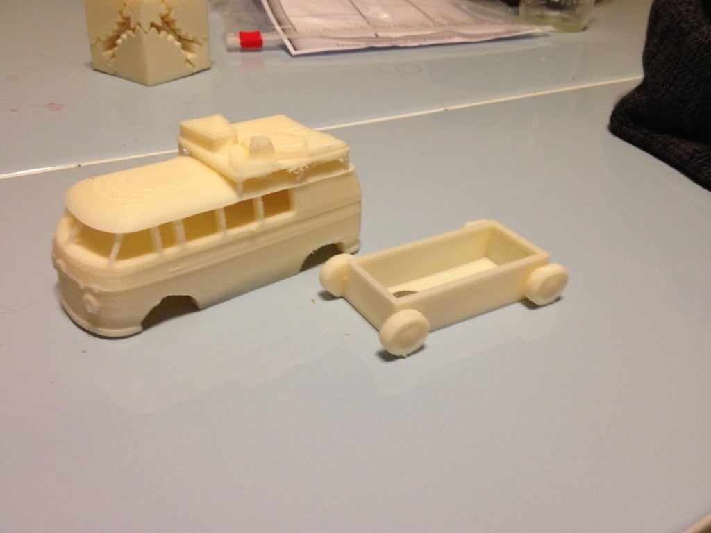 Miniatura 5 do modelo 3D Modular VW bus container