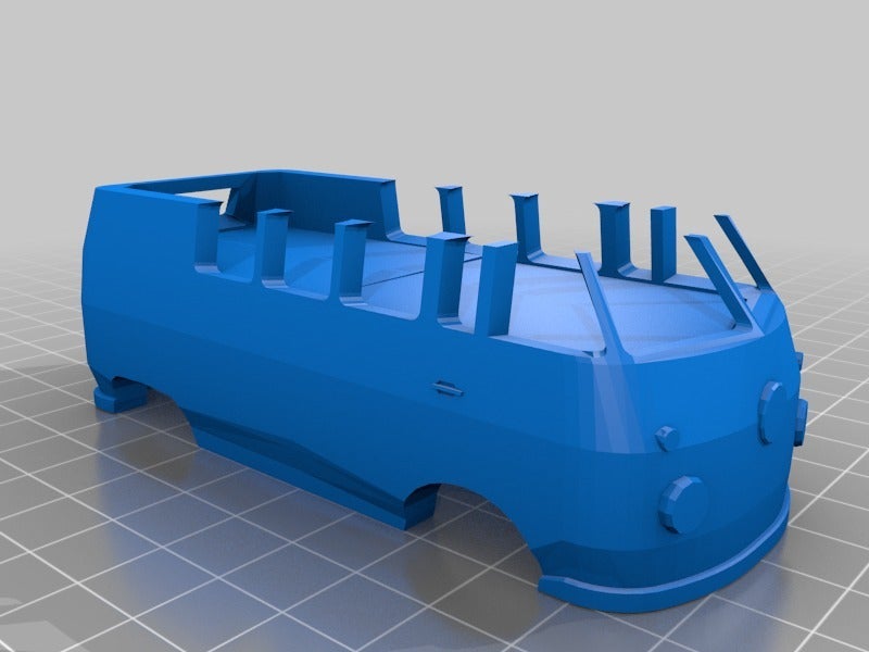 Miniatura 6 do modelo 3D Modular VW bus container