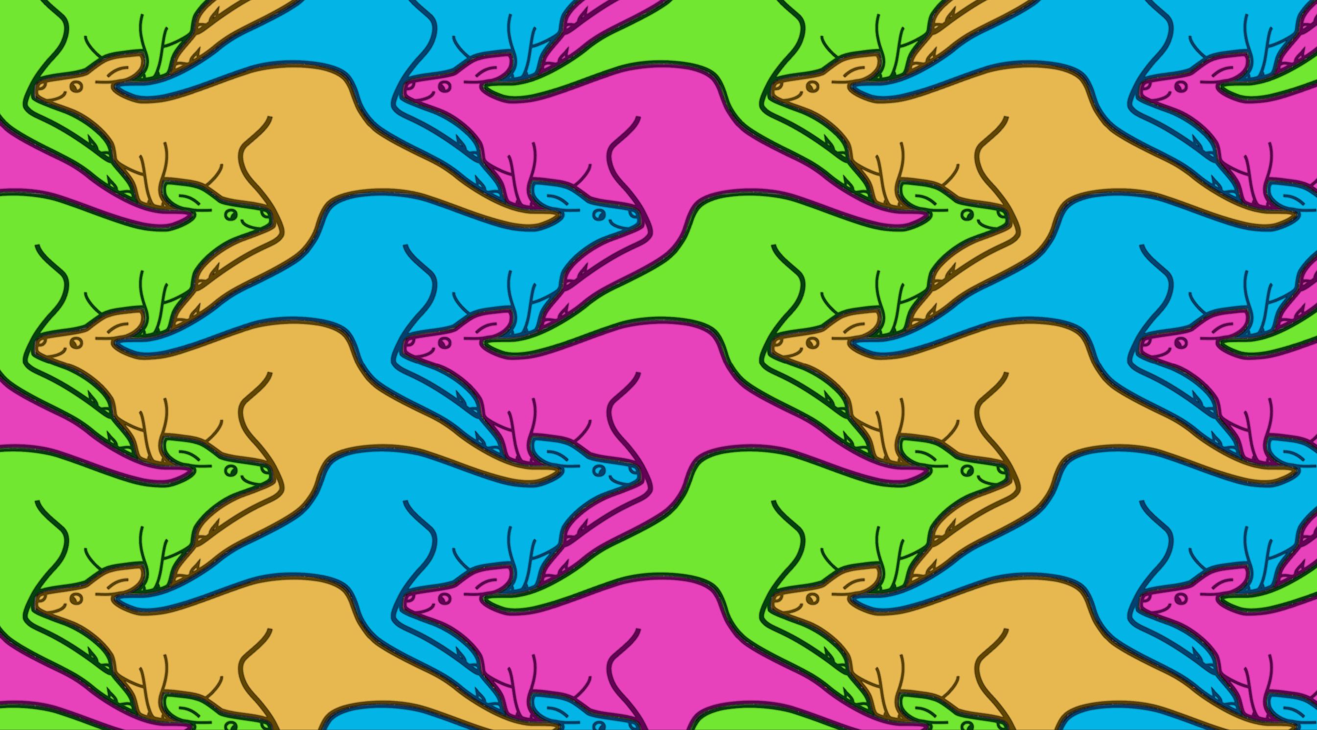 🦘 Tessellating Kangaroo
