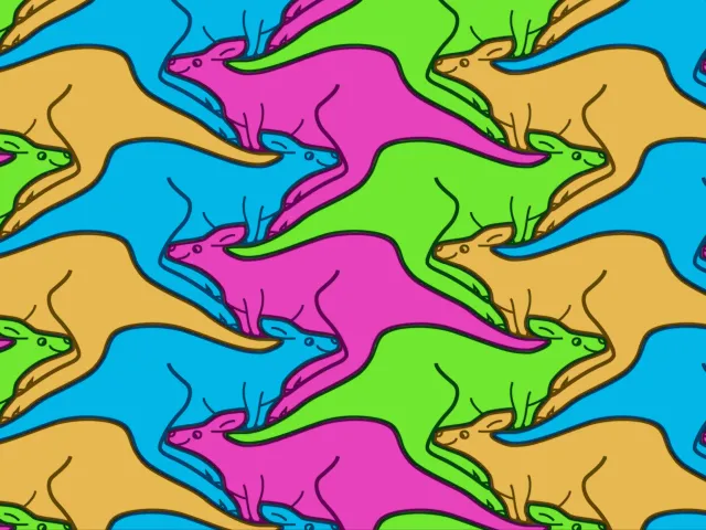 🦘 Tessellating Kangaroo
