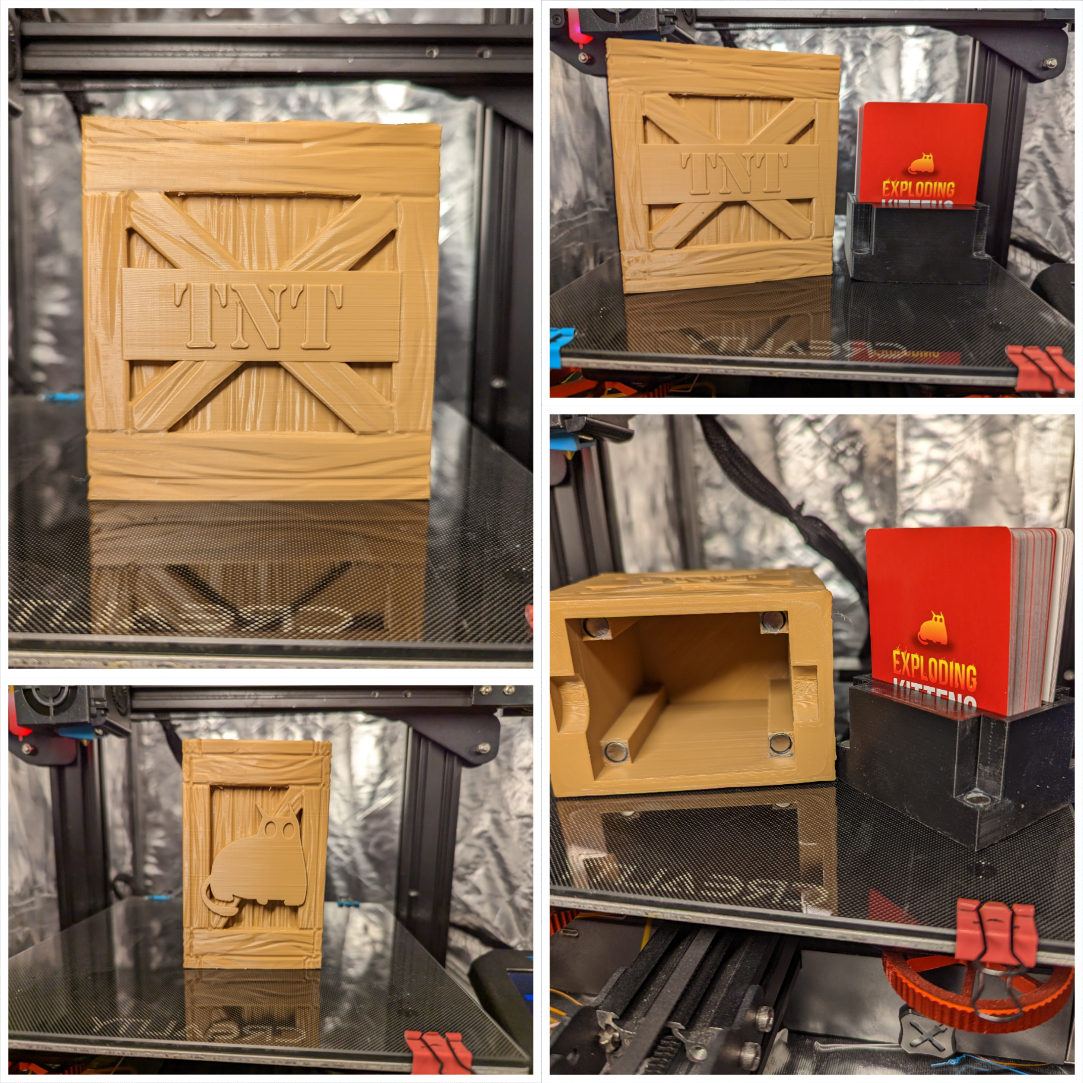 Miniatura 2 do modelo 3D TNT Box For Exploding Kittens game