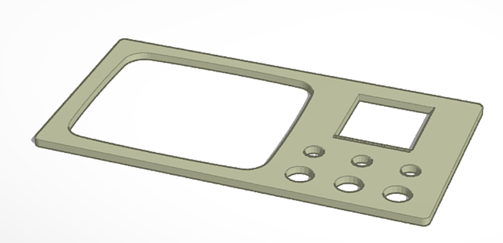 Star Trek TOS Tricorder Remix - Faceplate 3D model thumbnail