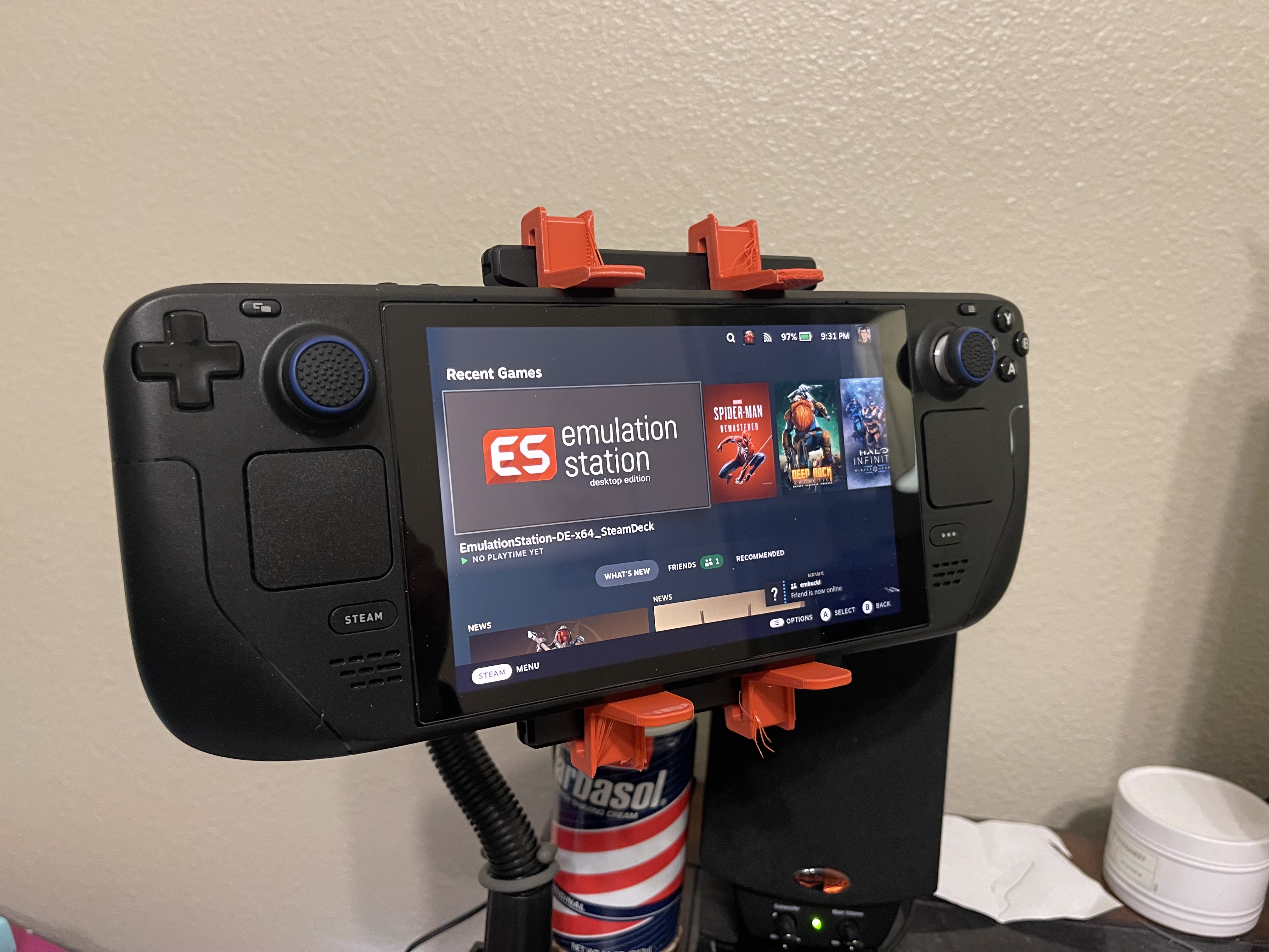 Arkon Mount Tabs for Steam Deck or Small Tablets