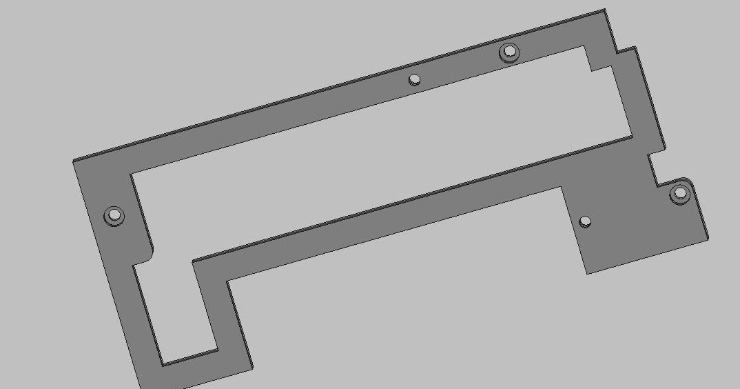 PrusaBox Enclosure - Adapter Plate to Center Modular Control Panel with ...