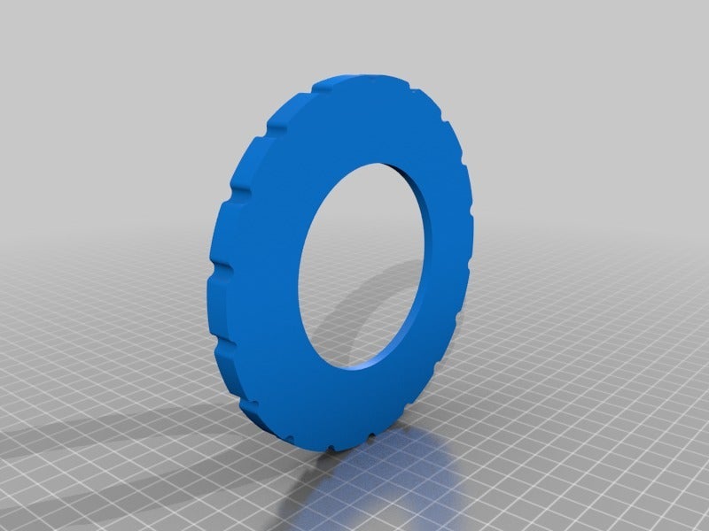 Miniatura 7 do modelo 3D 3 blade mechanical iris / aperture