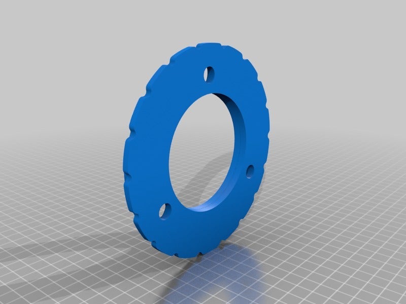 Miniatura 9 do modelo 3D 3 blade mechanical iris / aperture