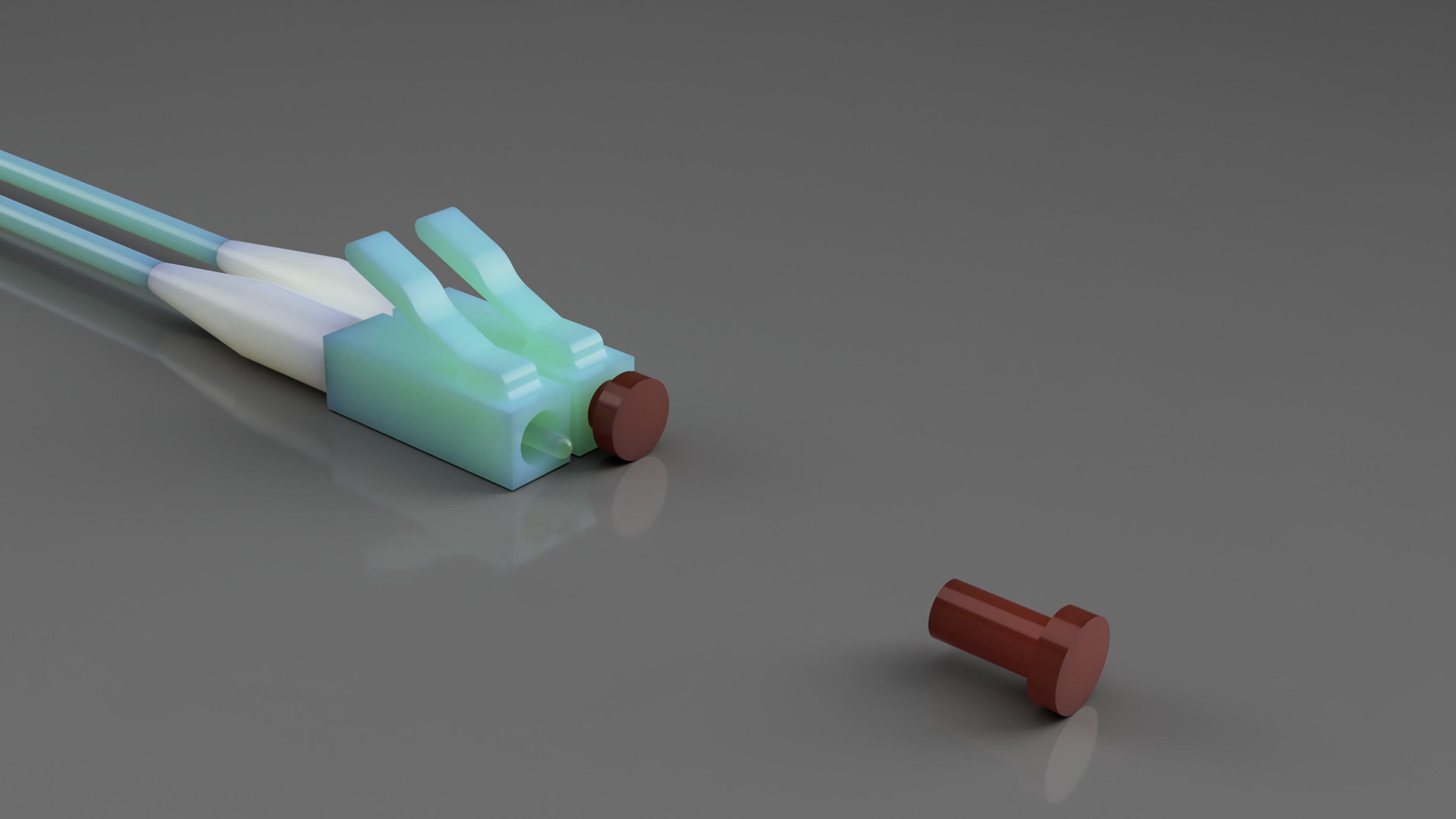 Fibre optic dust covers by LordBBQ Download free STL model