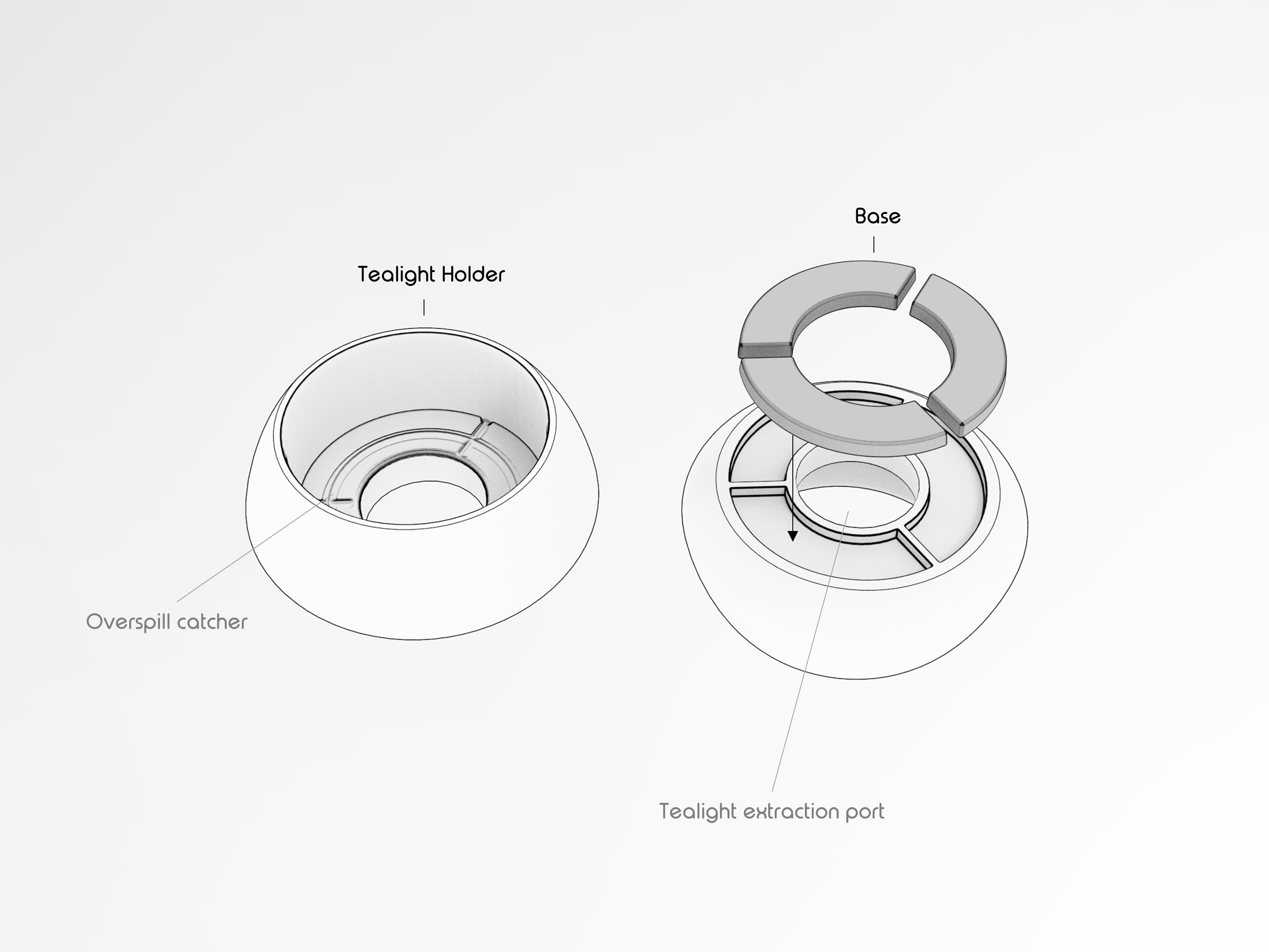 Minimalist tea light holder by Logr47 | Download free STL model ...