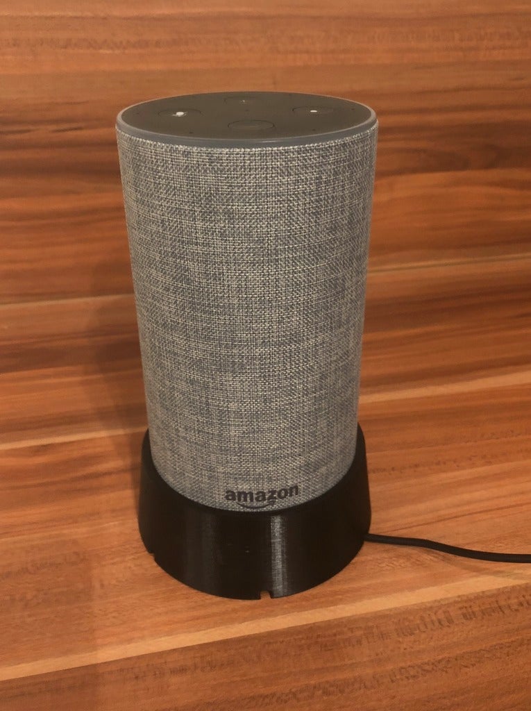 Miniatura 4 do modelo 3D New Amazon Echo Stand with Cablebox