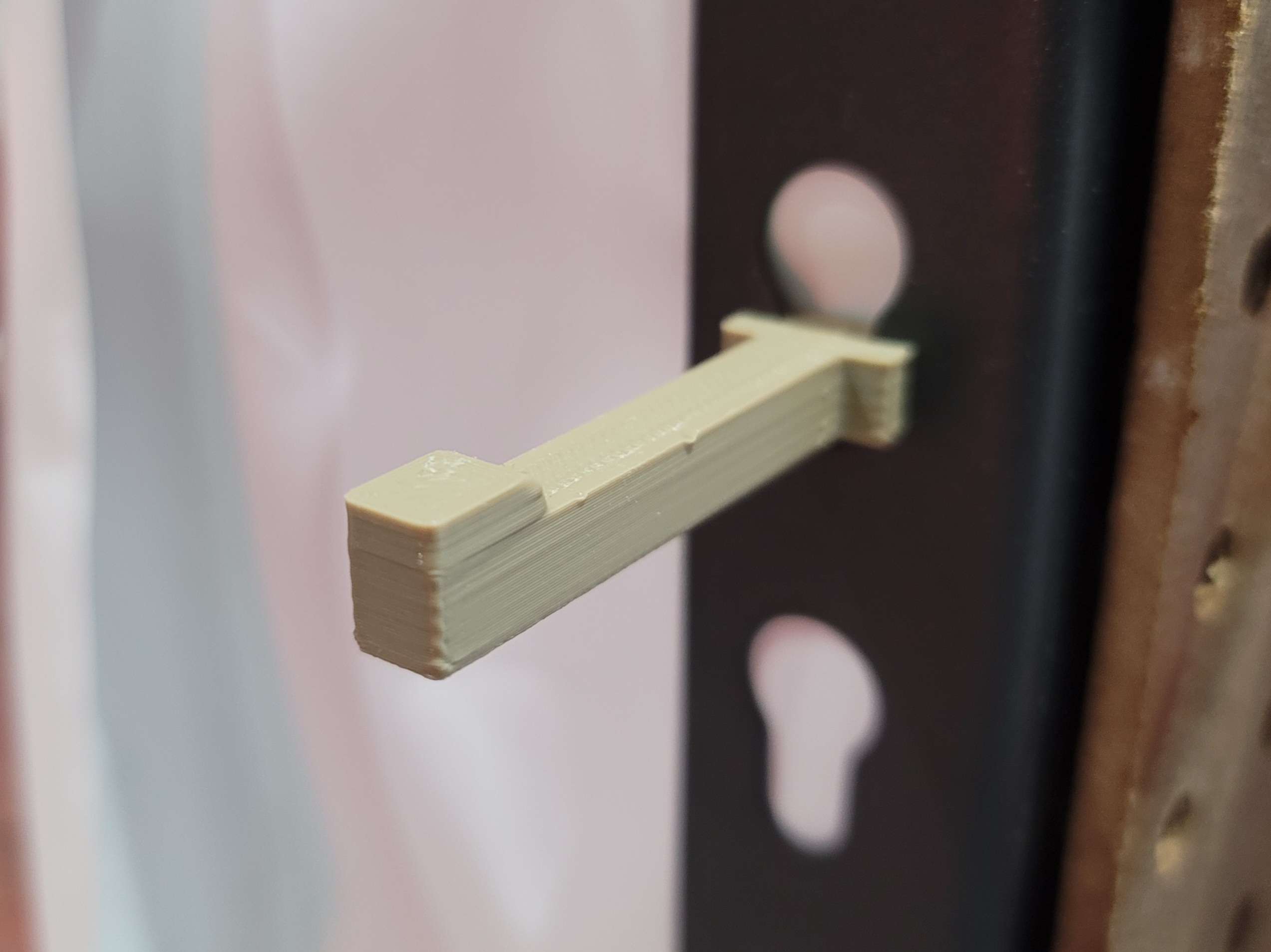 Pegs/Hooks for Tool-less Metal Shelving Rack (Key-Hole Shape)