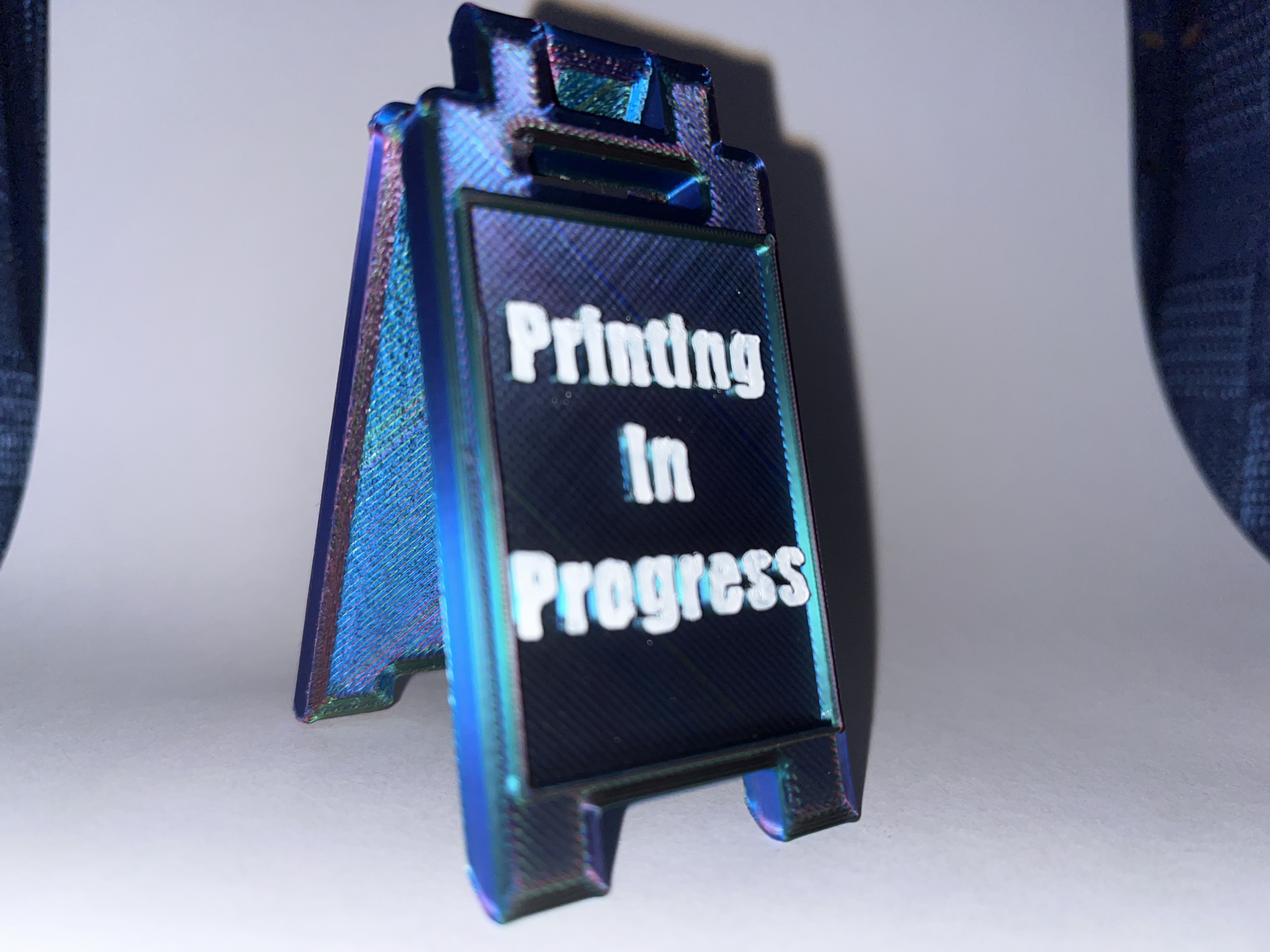 Print In Place "Printing In Progress" Sign
