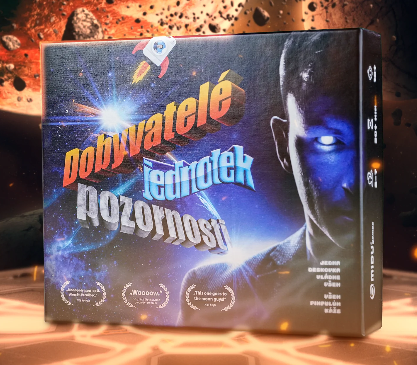 MÚPI board game insert - Dobyvatelé jednotek pozornosti