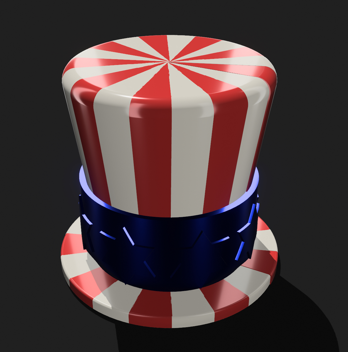 4th of July Top Hat
