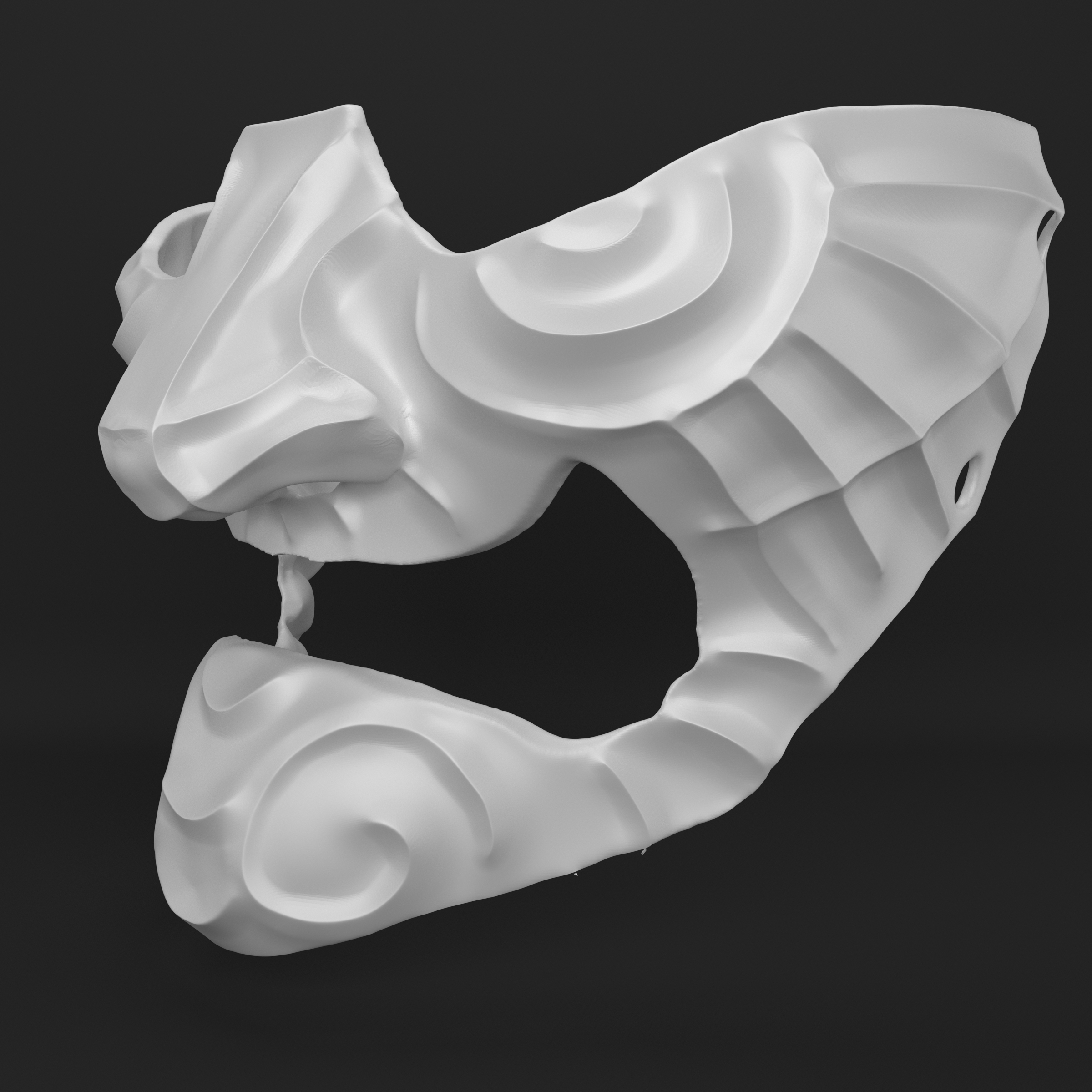 Samurai Mask By Iliaspolitis3D | Download Free STL Model | Printables.com