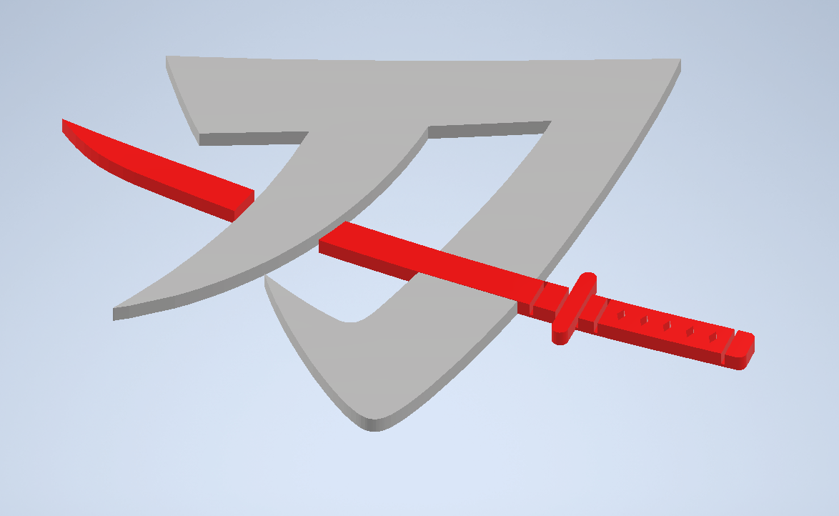 Suzuki Katana Logo by Tobi | Download free STL model | Printables.com