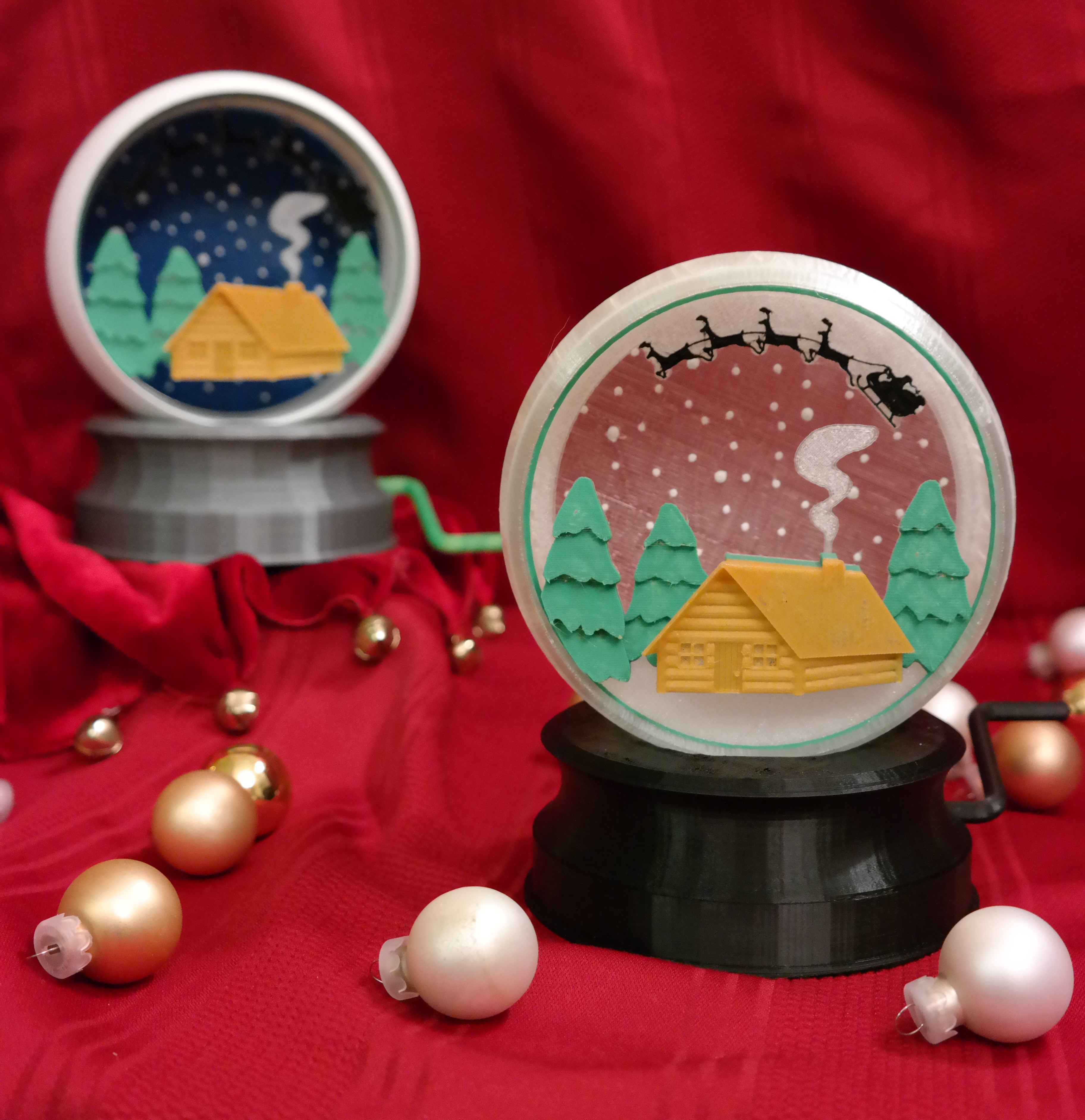 Mechanical Snow Globe *CUSTOMIZABLE*