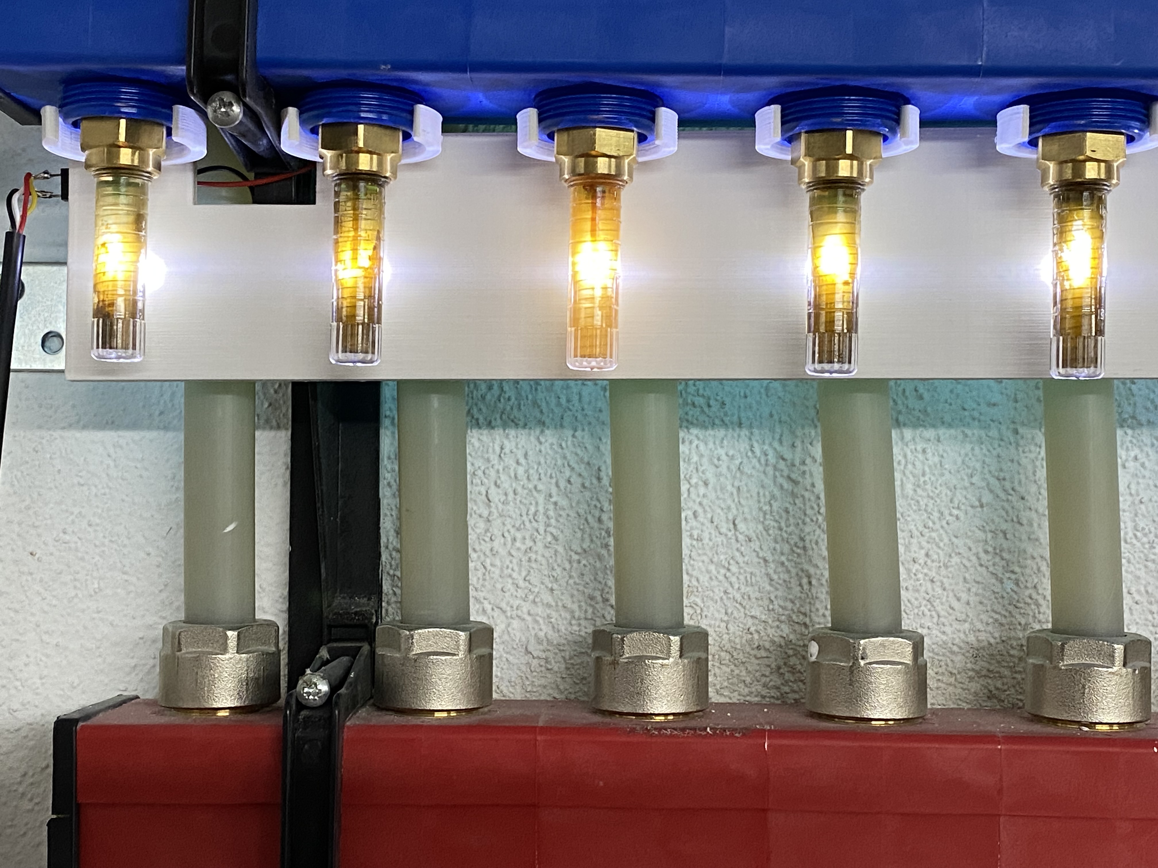 Backlight for Underfloor Heating (Fußbodenheizung)