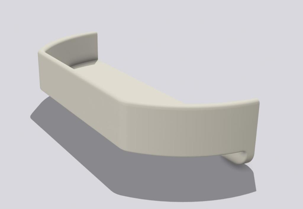 Miniatura 2 do modelo 3D Small Bathroom Shelf