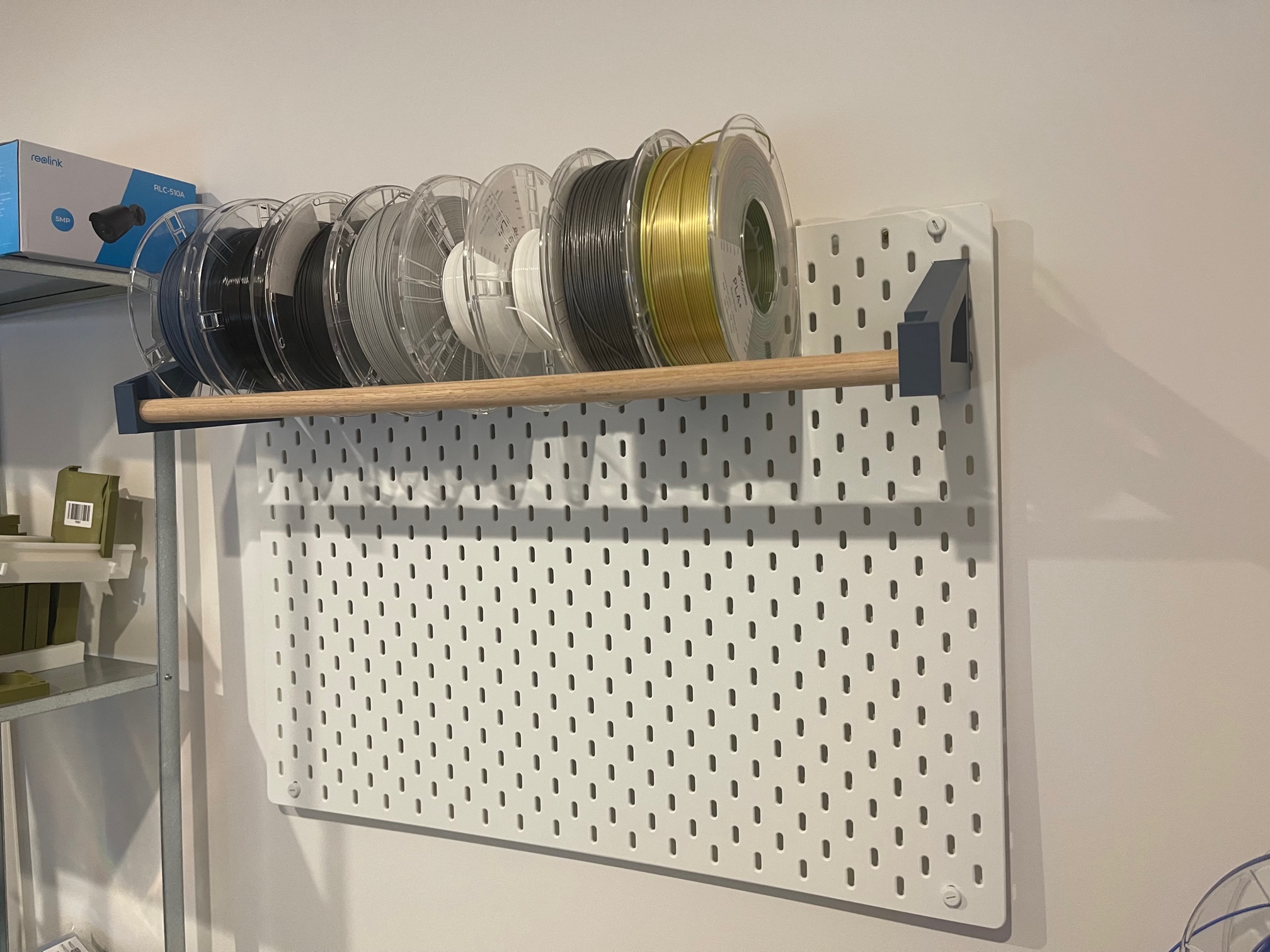 IKEA Skadis Filament Spool Holder