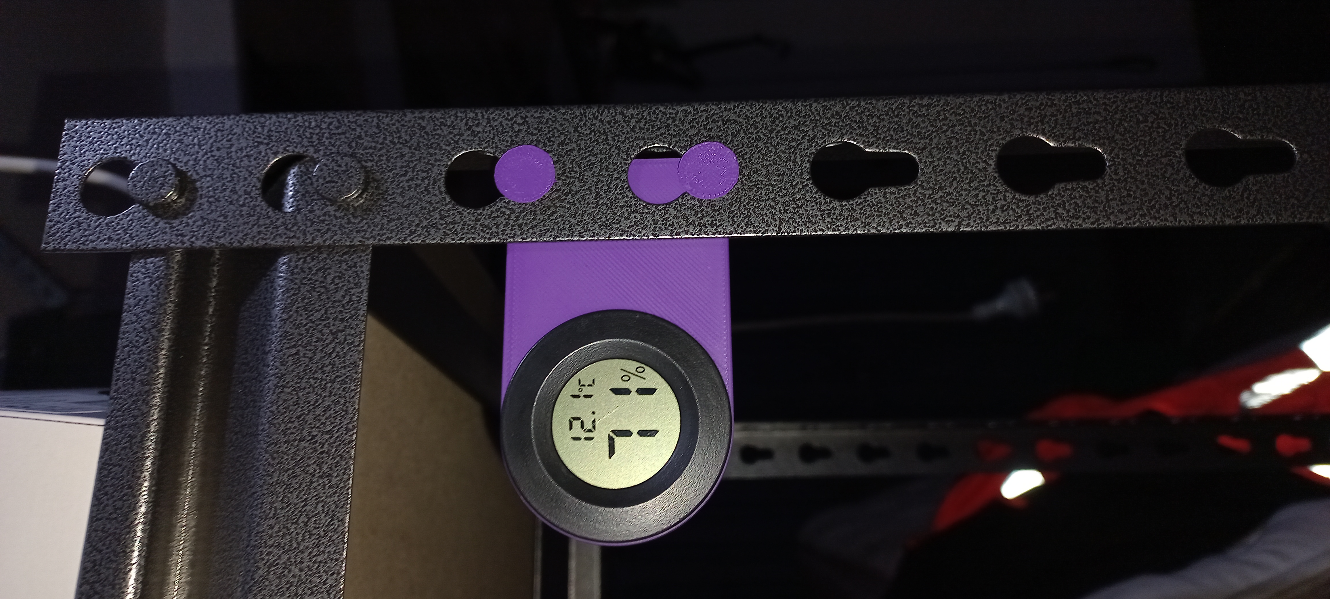 Hydrometer mount for raking