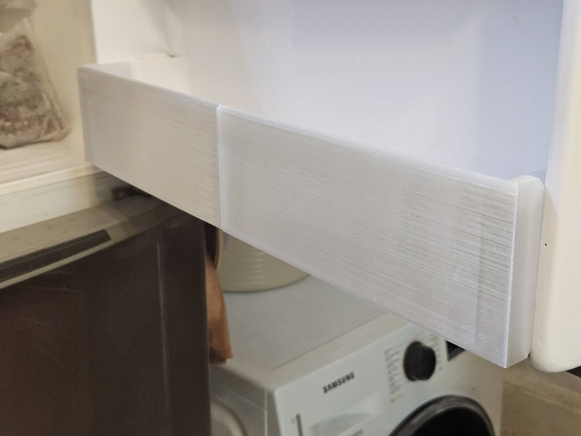 Replacement refrigerator door shelf (bin)