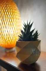 Flowerpot Middle Low Poly