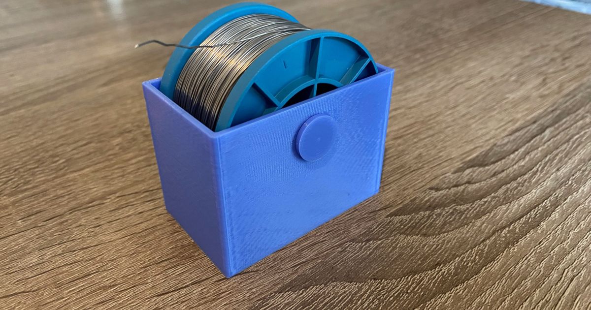 Solder spool holder box (Stannol 250g) by Ilya | Download free STL ...