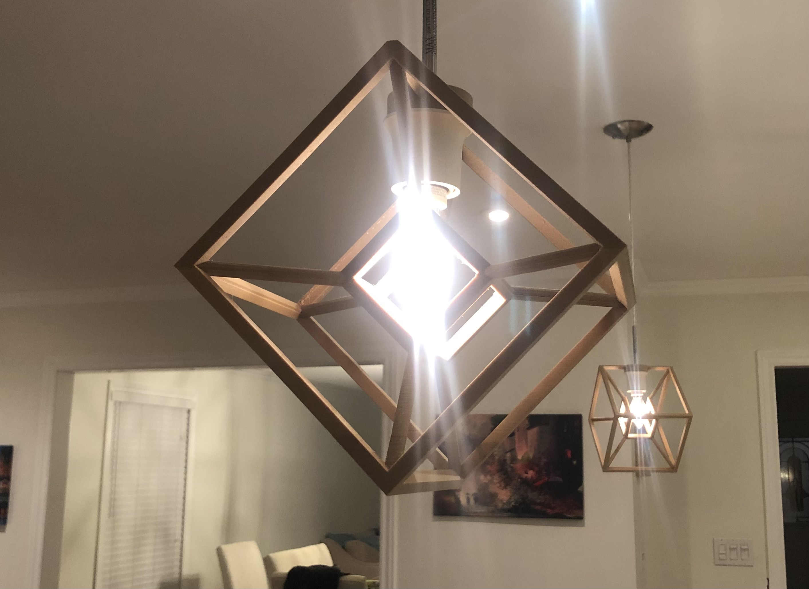 Tesseract Pendant Lamp Shade