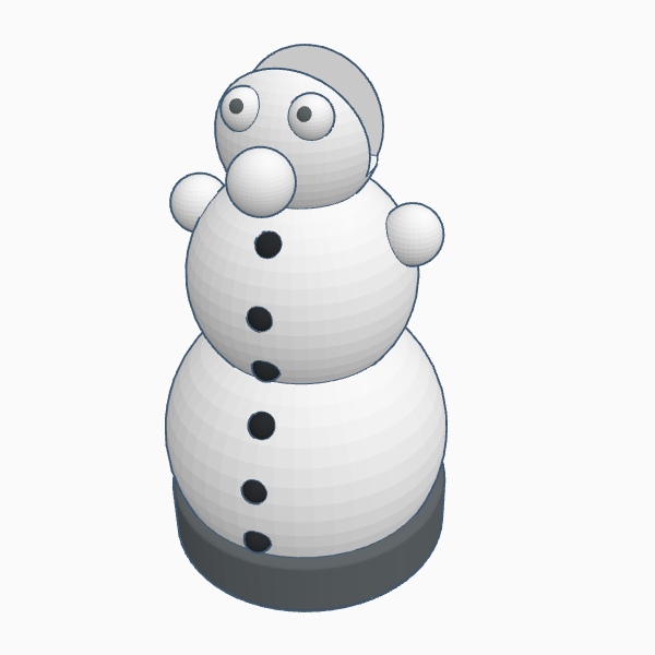 Snowman glass holder