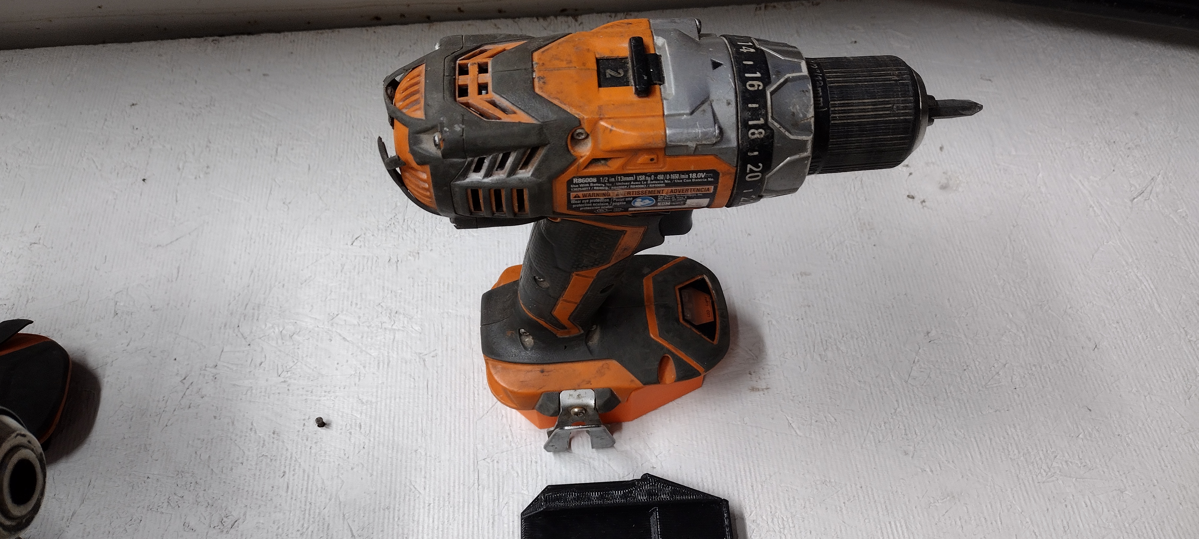 Ridgid 18v tool holder