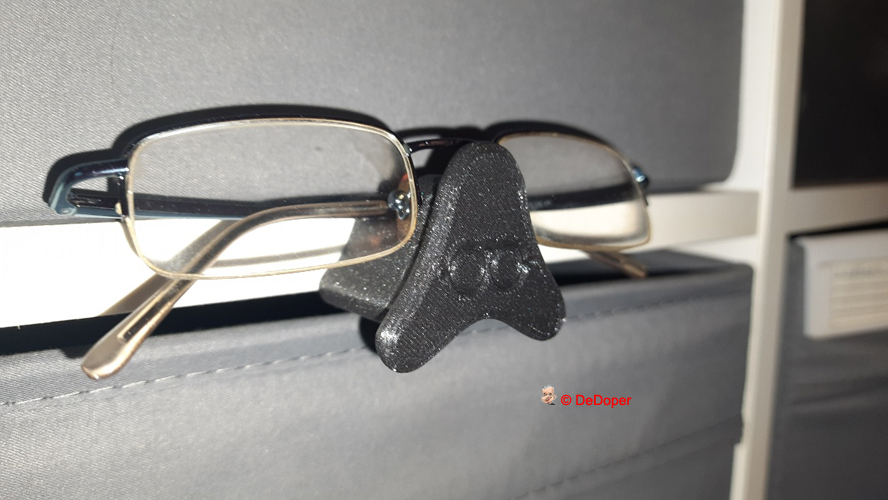 Eyeglass Holder for 16mm shelf by Dedoper Download free STL model