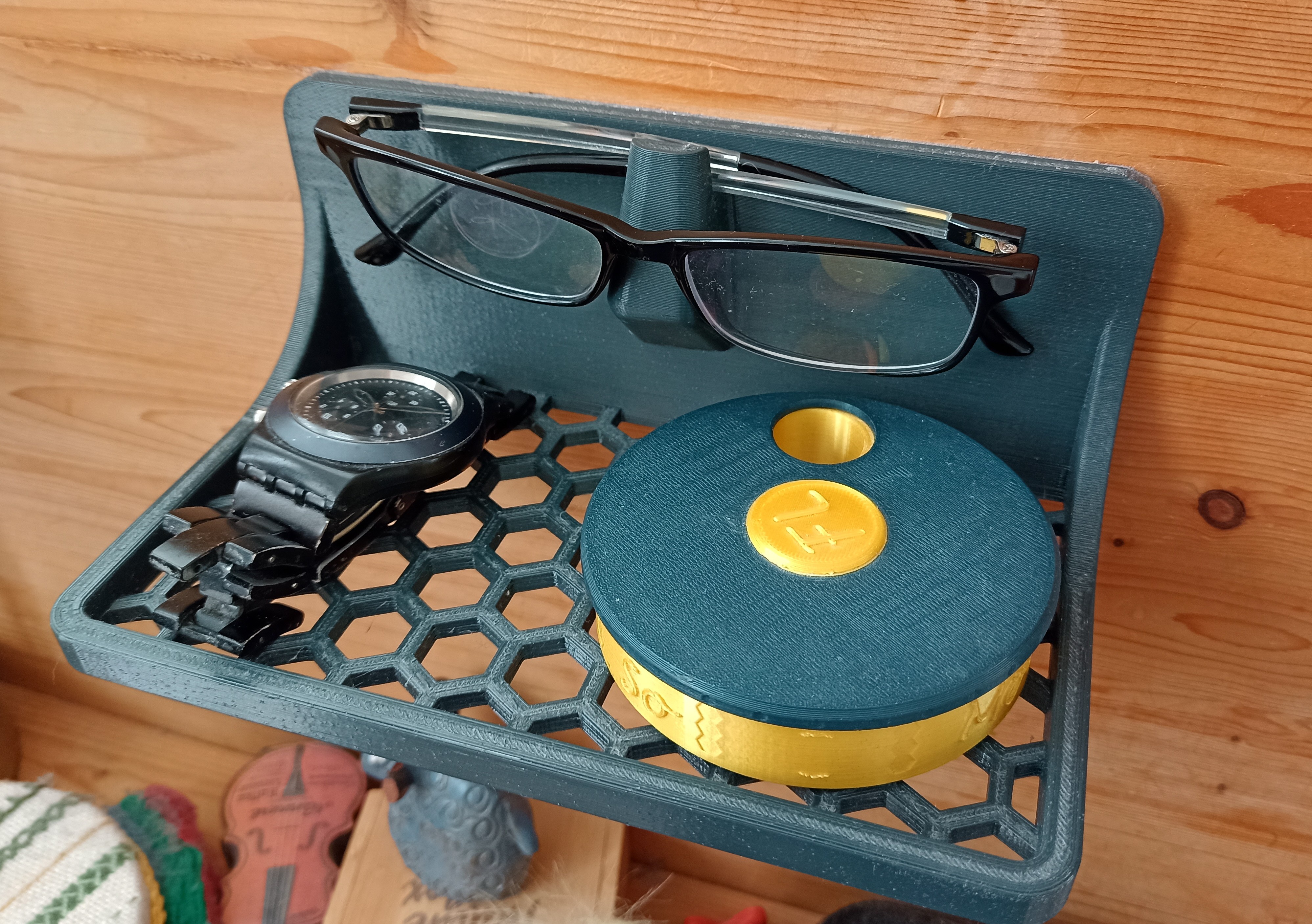Eyeglass Holder and Shelf