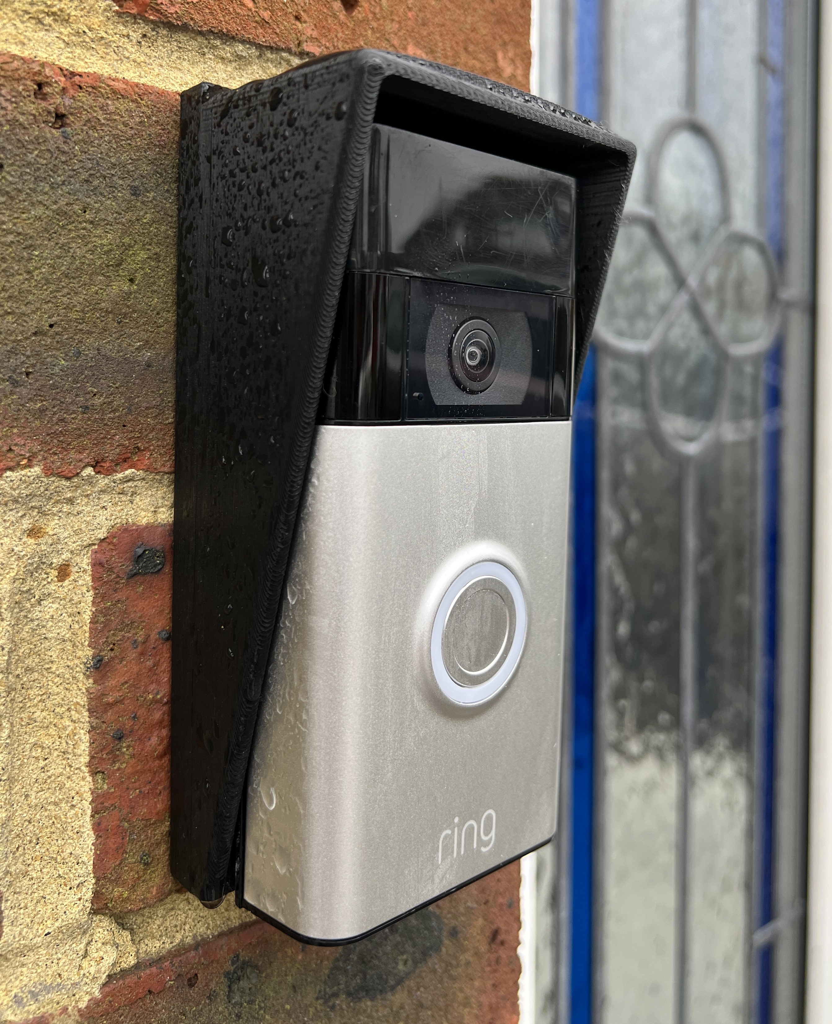 Rain Cover and Wedge for Ring Doorbell 2nd Generation