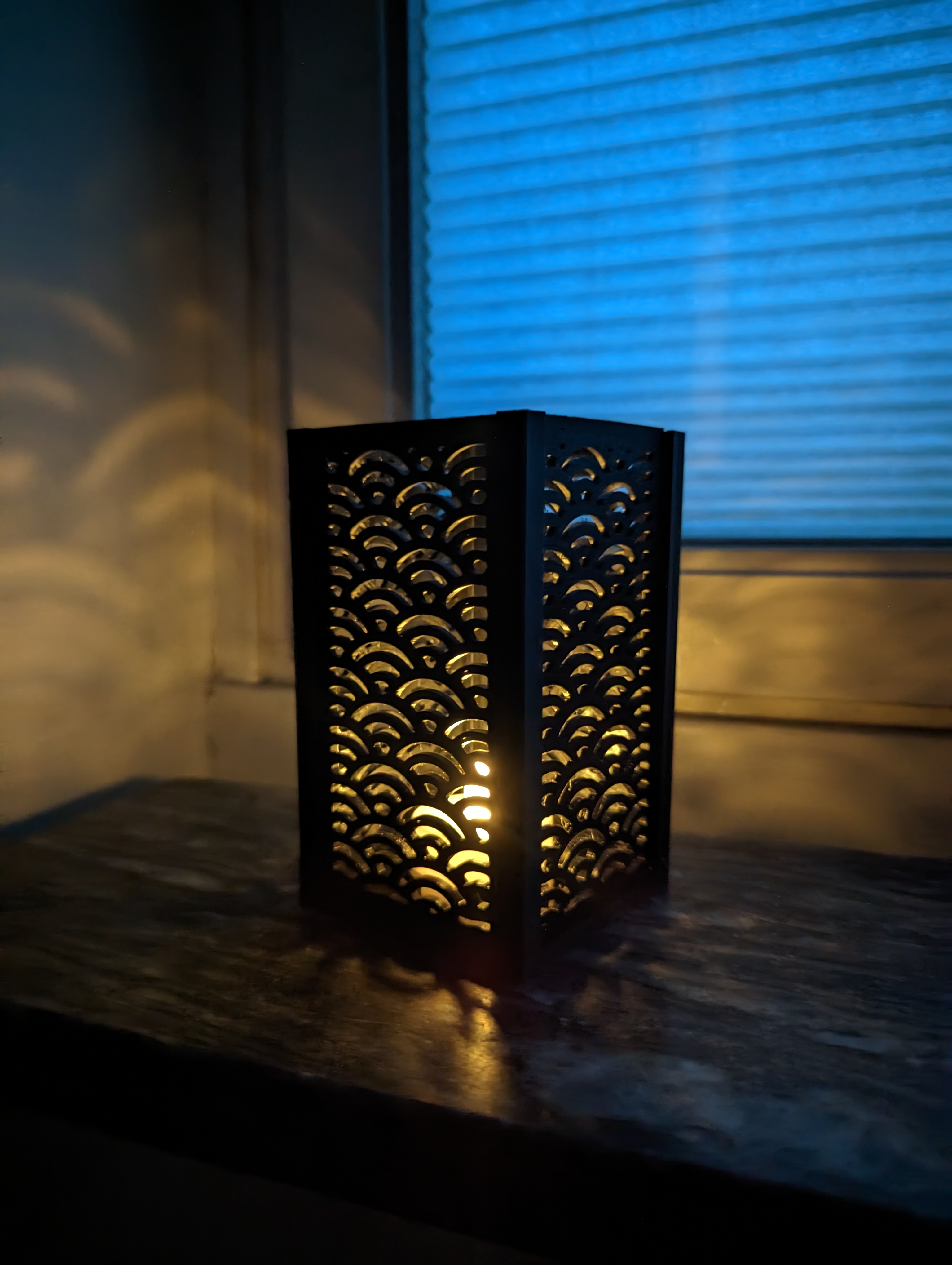 Japanese Paper Tea Light Lantern by Gix Download free STL model