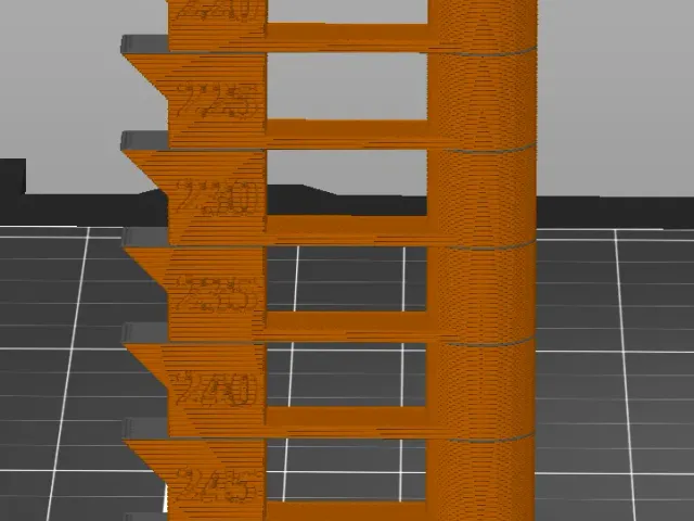 Heat Tower for PETG