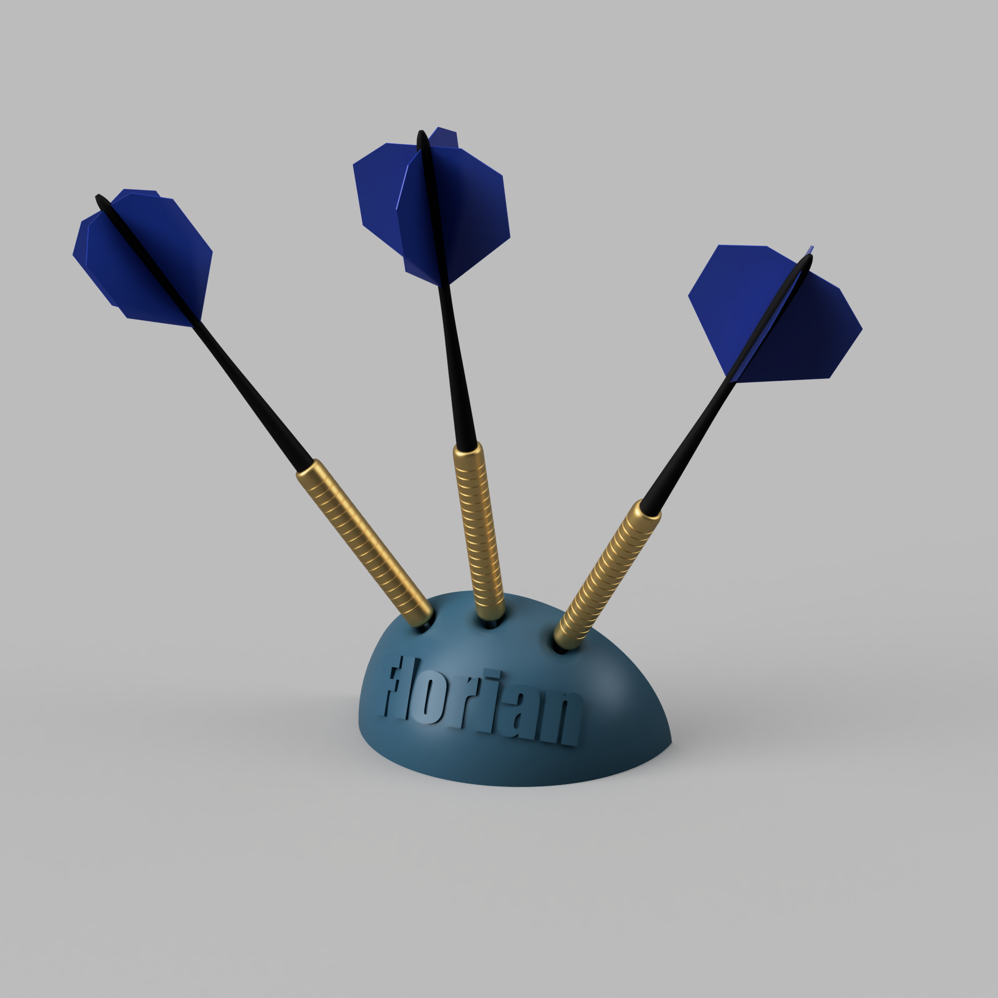 Miniatura 2 do modelo 3D Parametric Darts Stand