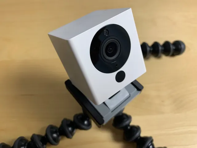 Dead simple tripod mount for Wyze cam