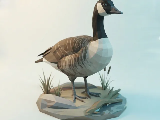 Low Poly Goose