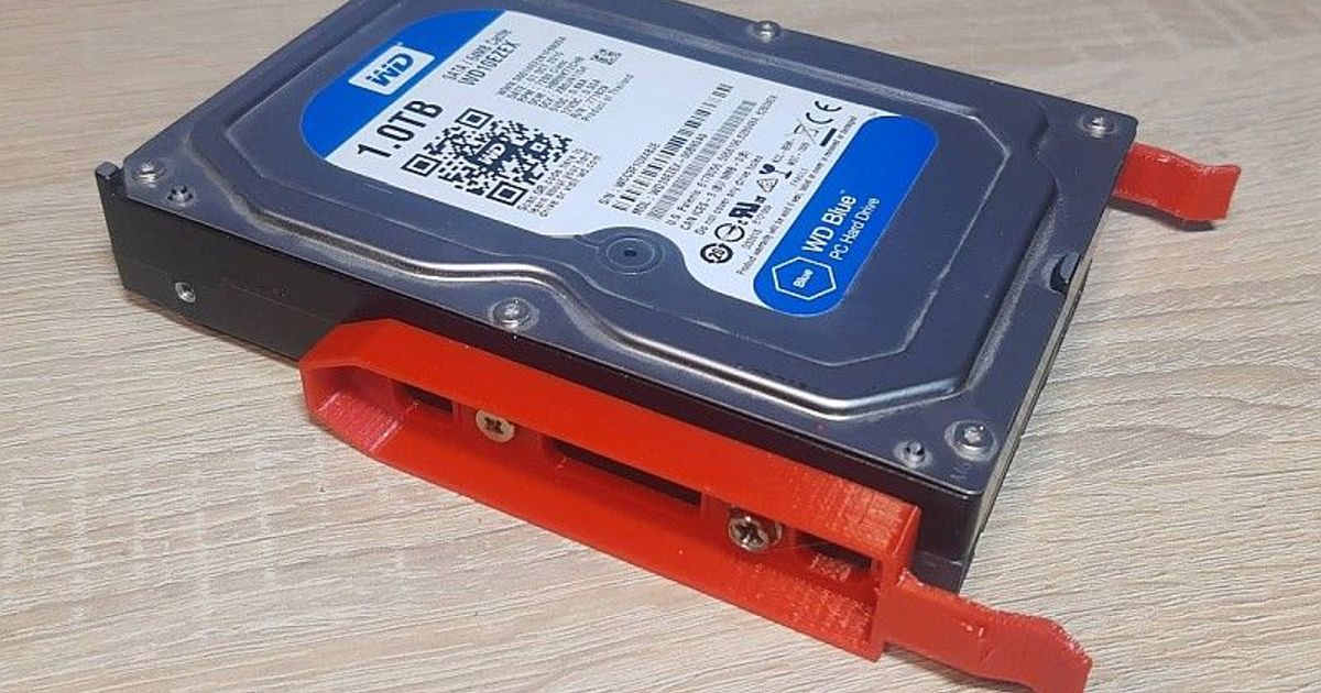 HDD bracket for SilentiumPC M35 by TomekB | Download free STL model ...