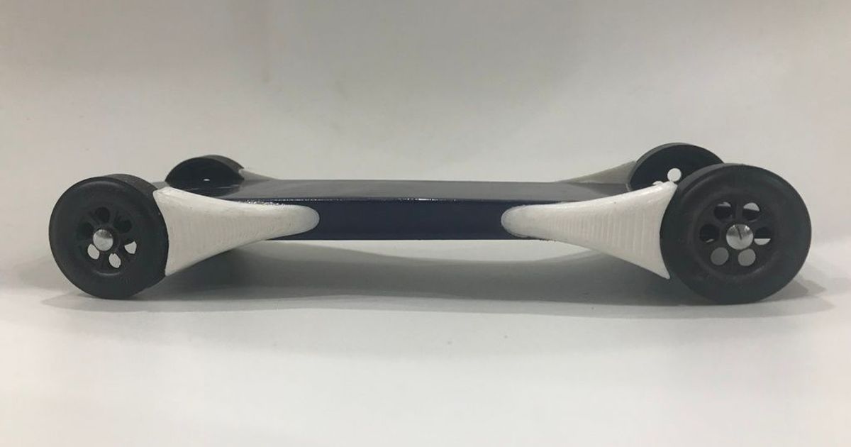 Pinewood Derby Fenders and Wheel Shields by KCArchitect Download free