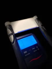 Mobile phone holder for crosswalkers