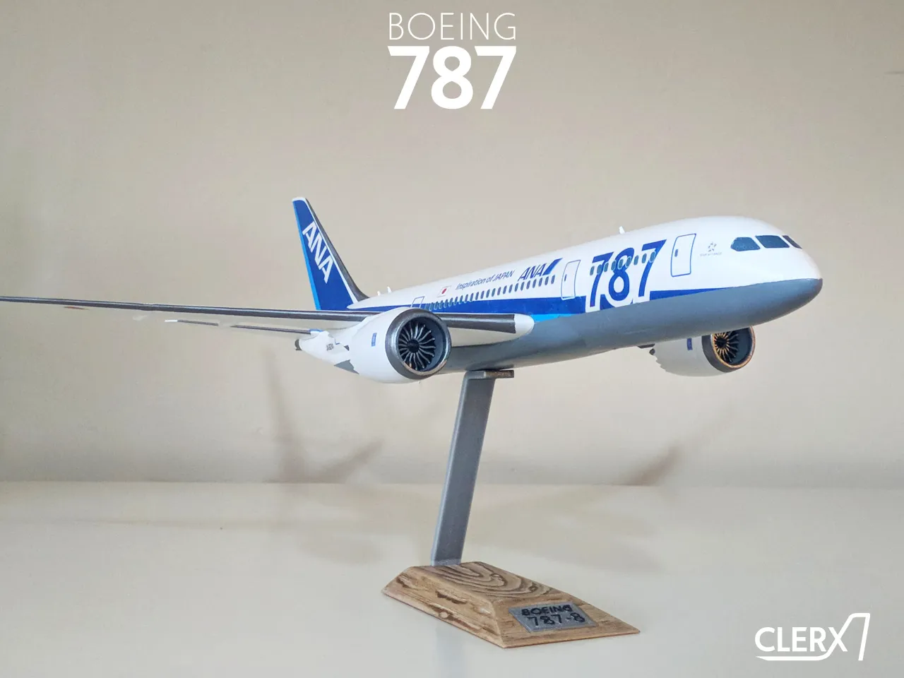 Boeing 787-8 - 1:144 by CLERX | Download free STL model 