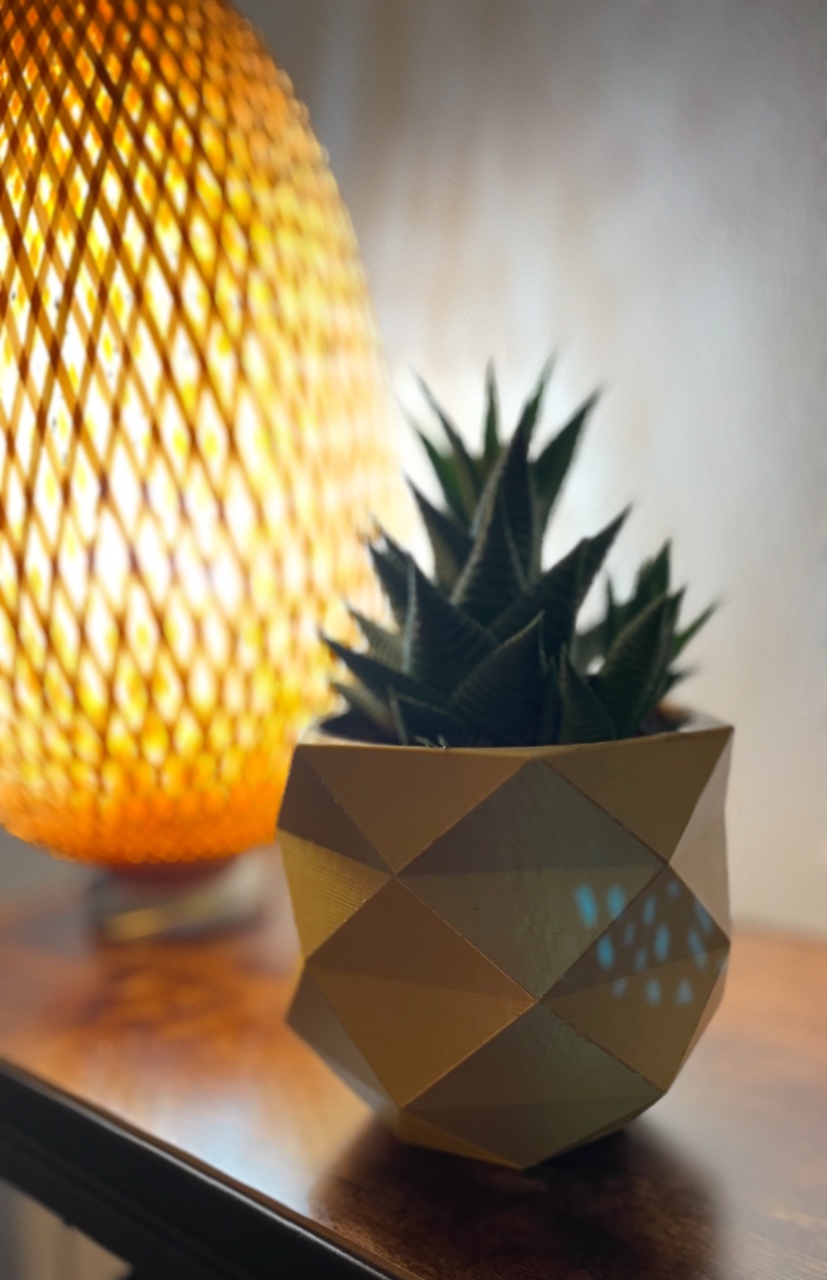 Flowerpot Low Poly Large