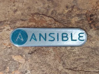 Ansible Logo Plate and Keyring