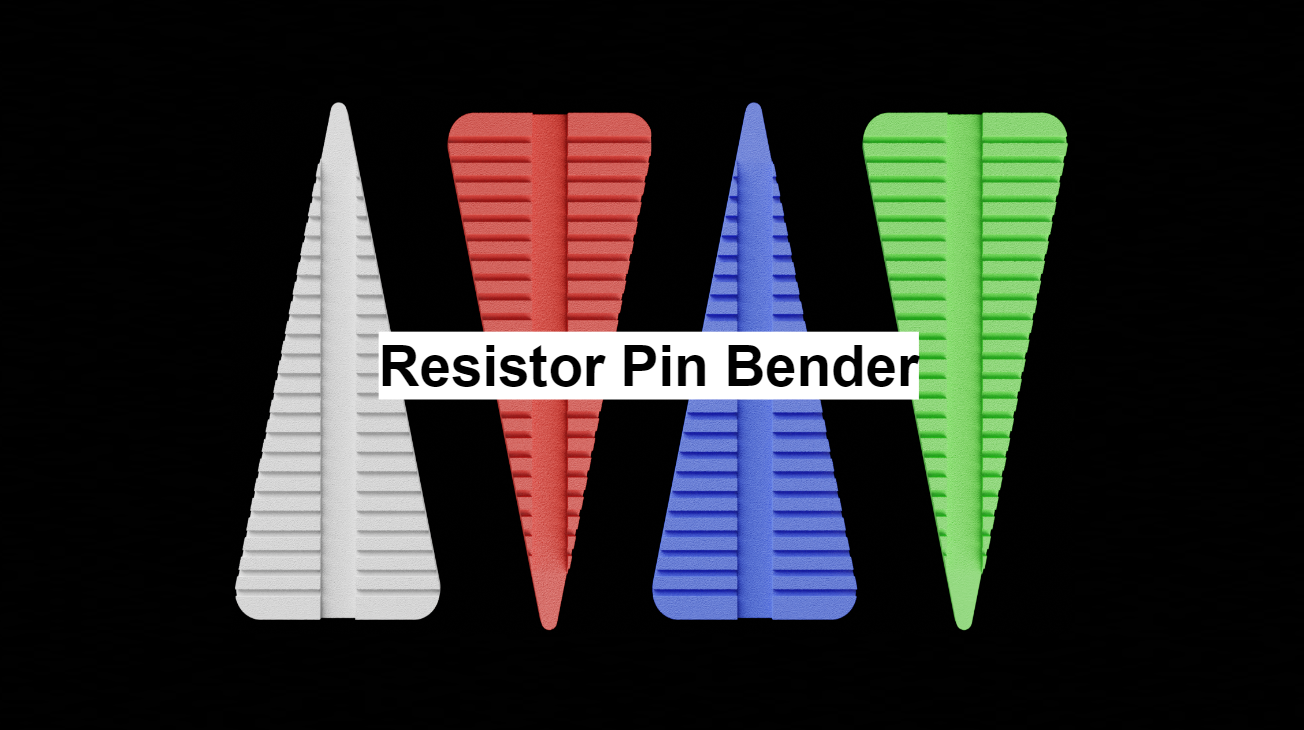 Resistor pin bender collection