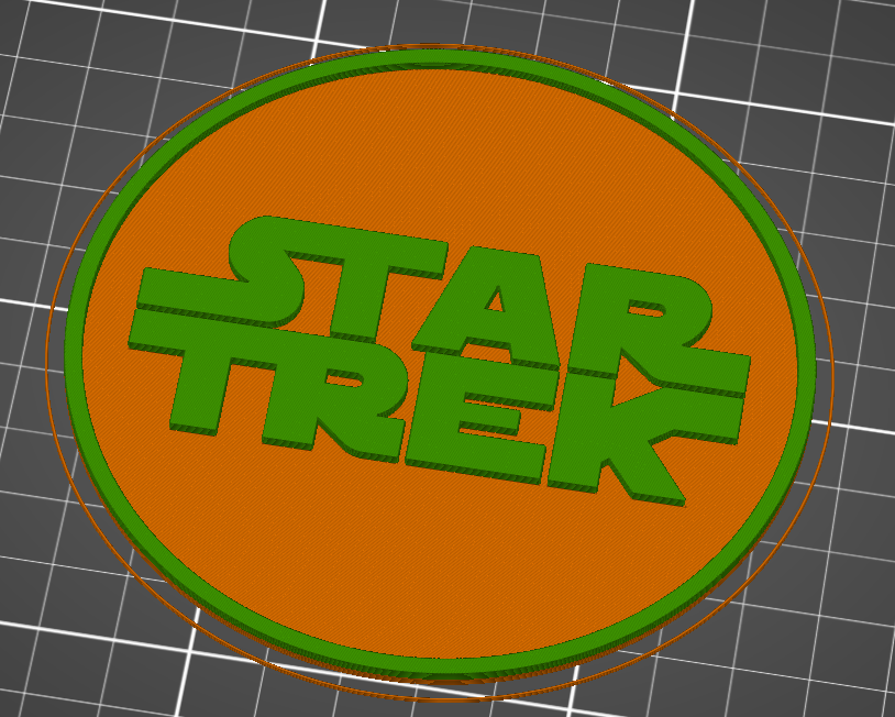 Star Trek / Star Wars coaster parody