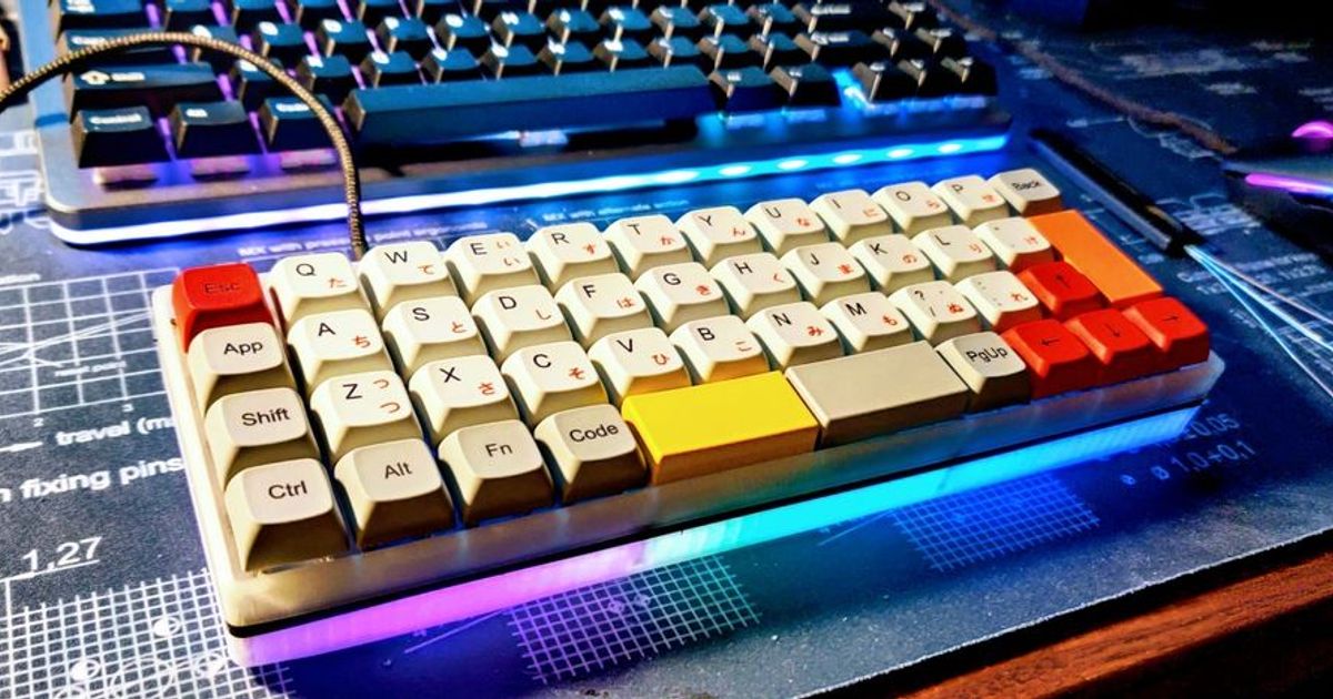 Handwired or Contra Keyboard case by umbacos Download free STL model