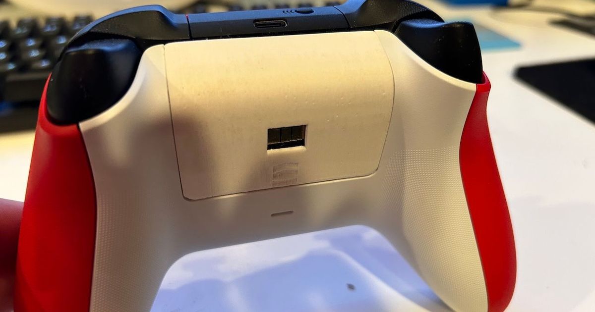 Xbox Series X S Controller Battery Cover for Fosmon Charger by