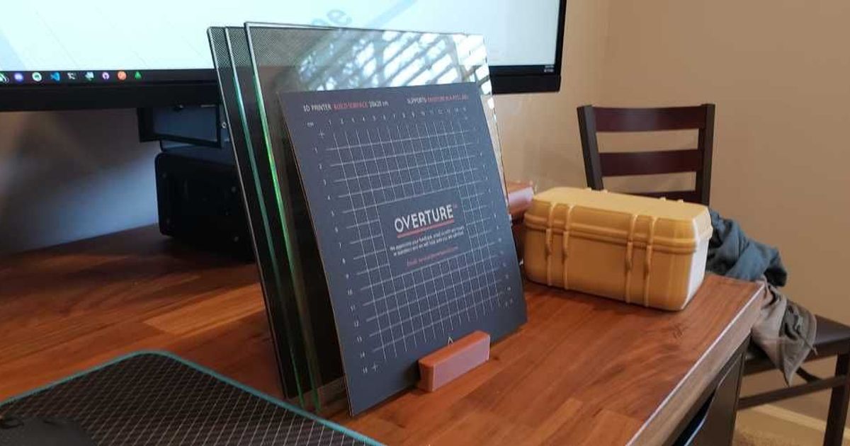 Glass Bed Holder by Jon Fairbanks Download free STL model